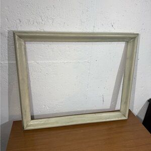 Vintage Sage Green Distressed Wood Picture Frame Farmhouse Decor